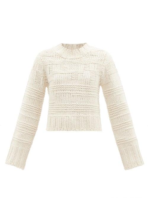 Joseph - Basket-stitched Sweater - Womens - Ivory