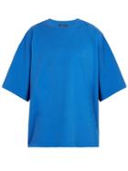 Matchesfashion.com Balenciaga - Printed Cotton T Shirt - Mens - Blue