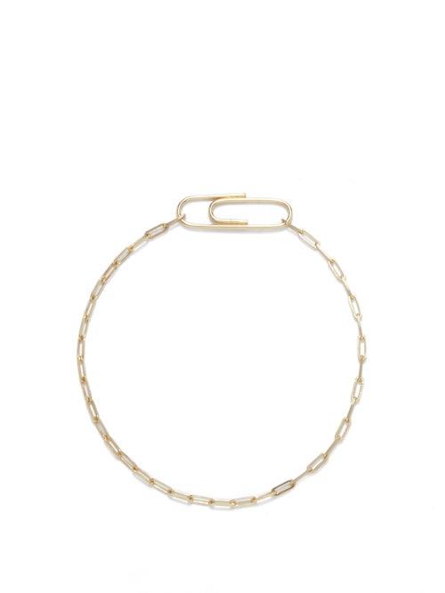 Miansai - Paperclip Gold-plated Sterling-silver Bracelet - Mens - Gold