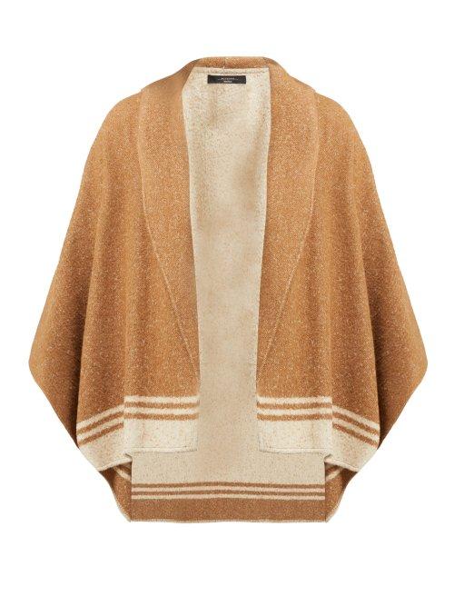 Matchesfashion.com Weekend Max Mara - Fabio Poncho - Womens - Camel