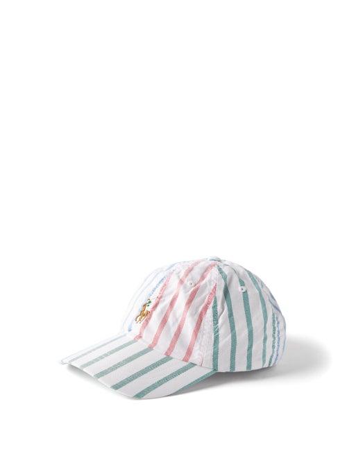 Polo Ralph Lauren - Logo-embroidered Striped Baseball Cap - Mens - Multi