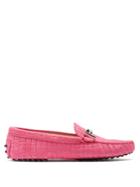 Tod's Gommino T-bar Suede Loafers
