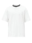 Matchesfashion.com Acne Studios - Extorr Logo-neck Jersey T-shirt - Mens - White
