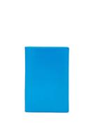 Matchesfashion.com Comme Des Garons Wallet - Super Fluo Neon-leather Cardholder - Mens - Blue