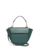 Matchesfashion.com Wandler - Hortensia Mini Leather Cross Body Bag - Womens - Dark Green
