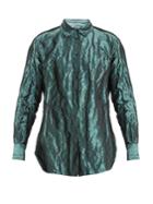 Sies Marjan Sander Crinkled-taffeta Shirt