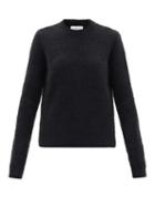 Matchesfashion.com Gabriela Hearst - Philippe Boucl-stitch Cashmere-blend Sweater - Womens - Black