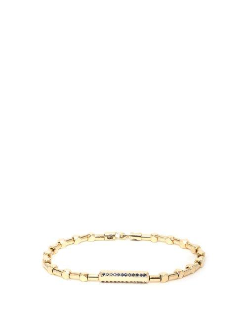 Matchesfashion.com Luis Morais - Sapphire & Gold Bracelet - Mens - Gold