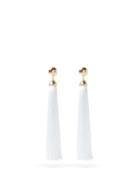 Matchesfashion.com Rosantica - Giocoliere Tasselled Clip Earrings - Womens - White