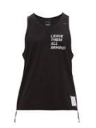 Matchesfashion.com Satisfy - Race Perforated Performance Tank Top - Mens - Black