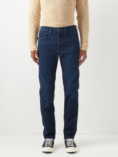 Rag & Bone - Fit 2 Overdyed Slim-leg Jeans - Mens - Dark Blue