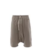 Matchesfashion.com Rick Owens Drkshdw - Drawstring-waist Cotton-jersey Shorts - Mens - Grey