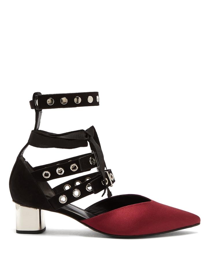 Clergerie X Self-portrait Susao Satin Pumps