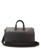 Matchesfashion.com Dunhill - Engine Turn Technical Canvas Holdall - Mens - Grey