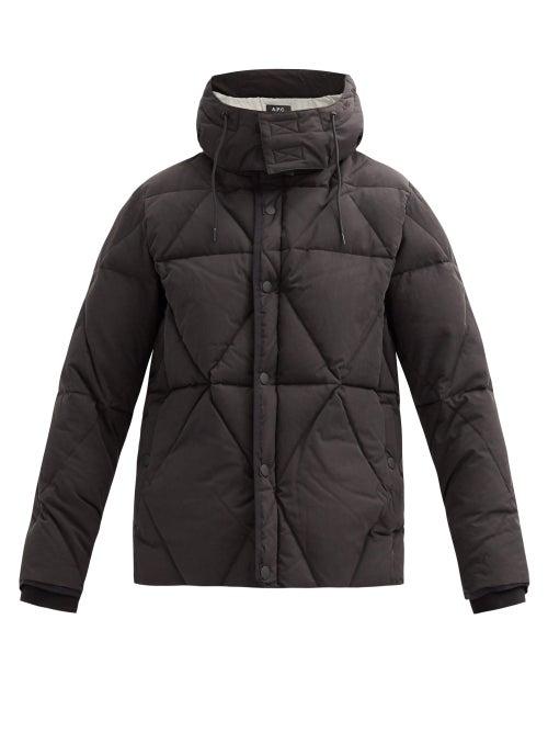 Matchesfashion.com A.p.c. - Doudoune Hooded Padded Jacket - Mens - Black