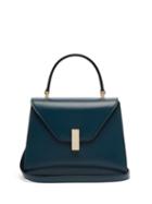 Matchesfashion.com Valextra - Iside Mini Leather Bag - Womens - Blue