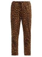 Matchesfashion.com Mes Demoiselles - Fatal Leopard Print Cotton Trousers - Womens - Leopard