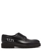 Valentino Vltn Leather Derby Shoes