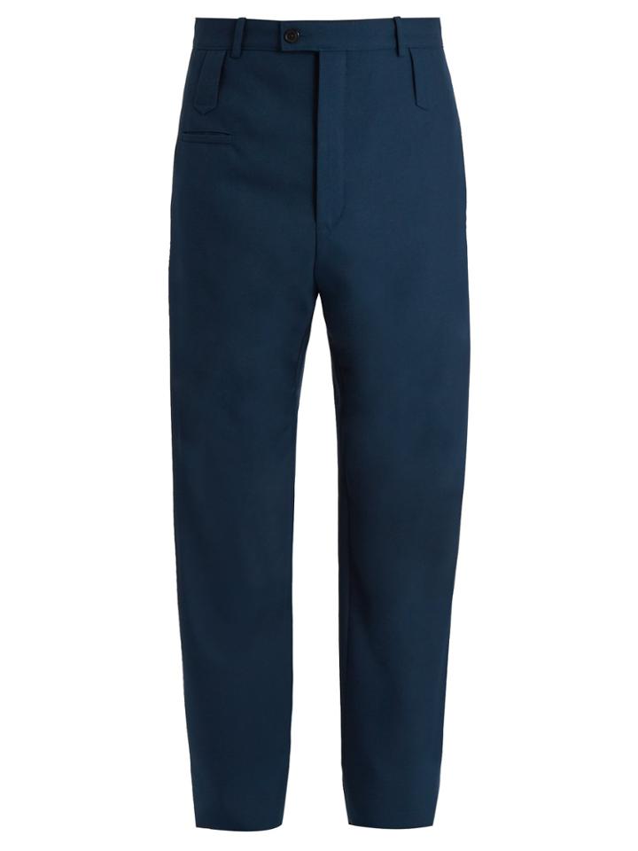 Balenciaga High-rise Wool-blend Trousers