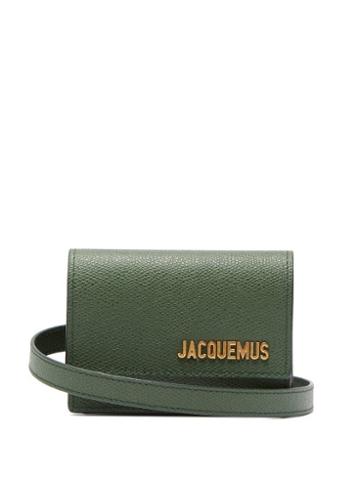 Matchesfashion.com Jacquemus - Bello Pebbled Leather Belt Bag - Womens - Dark Green