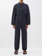 Isabel Marant Toile - Kendra D-ring Buckled Cotton Jumpsuit - Womens - Navy