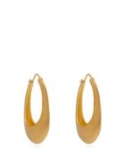 Matchesfashion.com Joelle Kharrat - Brushed Hoop Earrings - Womens - Gold