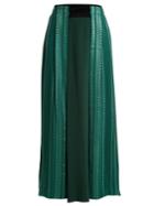 Zeus + Dione Virgo Geometric-jacquard Silk-blend Skirt