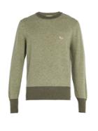 Maison Kitsuné Crew-neck Lambswool Sweater
