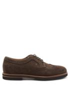 Matchesfashion.com Tod's - Suede Brogues - Mens - Brown
