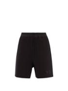 Y-3 - Logo-print Cotton-jersey Shorts - Mens - Black