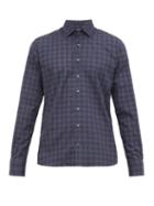 Matchesfashion.com Etro - Geometric Paisley Print Cotton Shirt - Mens - Purple Multi