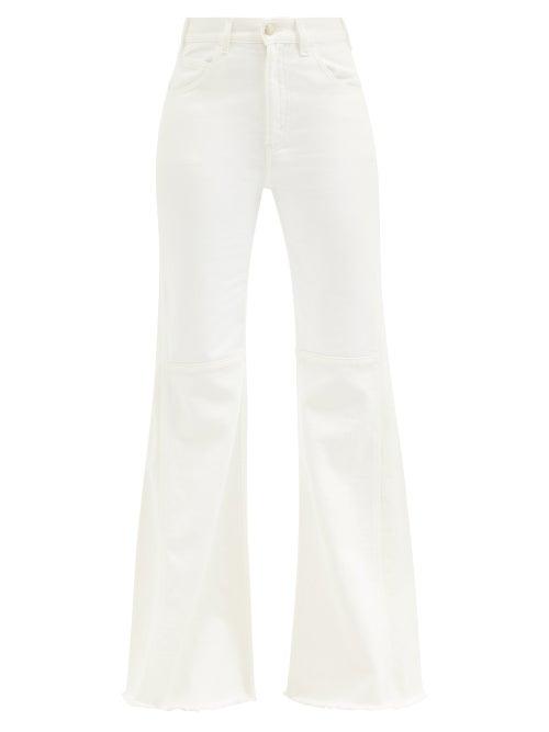 Chlo - High-rise Wide-leg Jeans - Womens - White