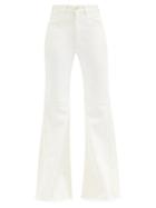 Chlo - High-rise Wide-leg Jeans - Womens - White
