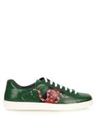 Gucci Ace Snake-print Leather Trainers