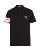Givenchy Cuban-fit Star-print Cotton-piqu Polo Shirt