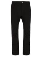 Matchesfashion.com Junya Watanabe - Reflective Cuff Straight Leg Wool Trousers - Mens - Black