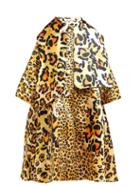 Matchesfashion.com Richard Quinn - Leopard Print Satin Opera Coat - Womens - Leopard