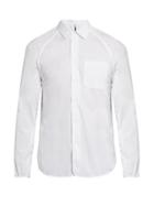 Oamc Raglan-sleeved Cotton-poplin Shirt