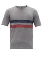 Matchesfashion.com Iffley Road - Cambrian Striped Drirelease-jersey T-shirt - Mens - Grey
