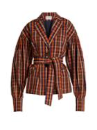 Osman Francois Toybox Single-breasted Checked Jacket