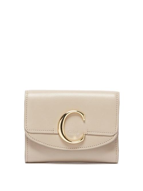 Matchesfashion.com Chlo - C Small Leather Wallet - Womens - Grey
