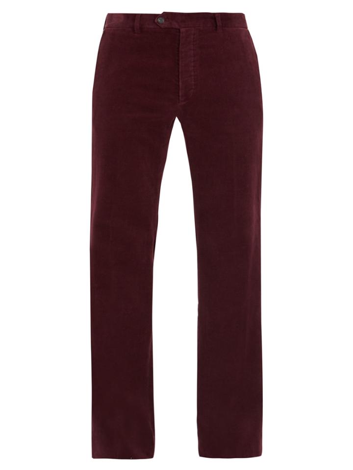 Valentino Straight-leg Corduroy Trousers