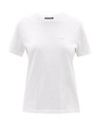 Acne Studios - Face-patch Cotton-jersey T-shirt - Womens - White