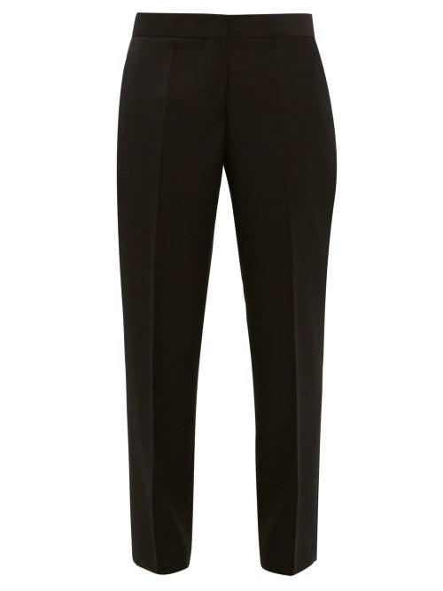 Matchesfashion.com Jil Sander - Emilio Wool Blend Straight Leg Trousers - Womens - Black