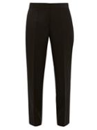 Matchesfashion.com Jil Sander - Emilio Wool Blend Straight Leg Trousers - Womens - Black