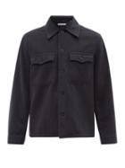 Our Legacy - Evening Brushed Cotton-moleskin Jacket - Mens - Black