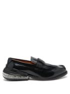 Matchesfashion.com Maison Margiela - Airbag Heel Leather Loafers - Mens - Black
