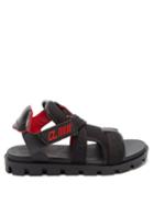 Christian Louboutin - Velcrissimo Neoprene Sandals - Womens - Black