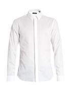 Calvin Klein Collection Single-cuff Point-collar Cotton Shirt
