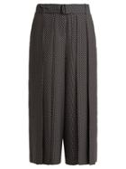 Matchesfashion.com Weekend Max Mara - Termoli Culottes - Womens - Black Print